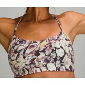 Lululemon Size 12 Flow Y Nulu Bra Multicolor Floral